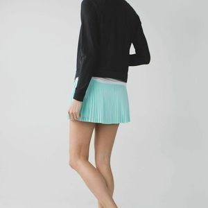 LULULEMON PLEAT TO STREET MINT GREEN AHTLETICA SKIRT